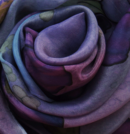 Purple scarf